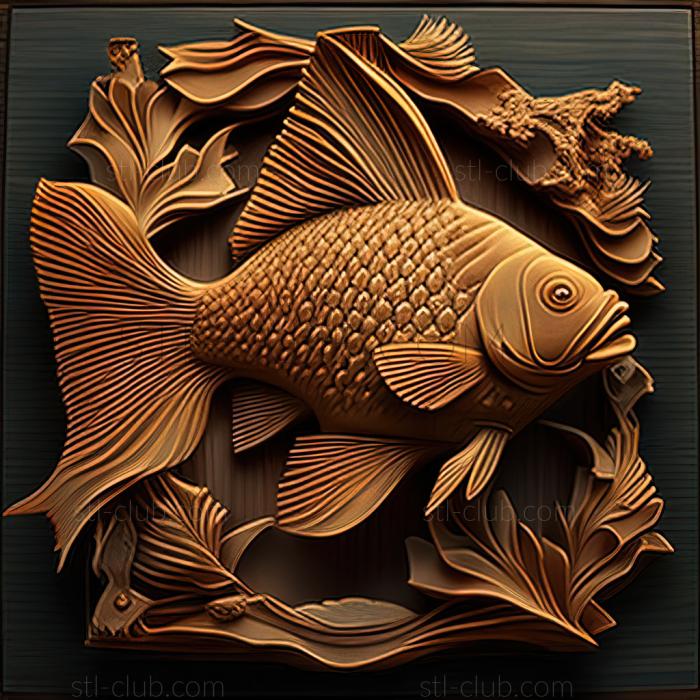 3D model st Fish apistograms (STL)